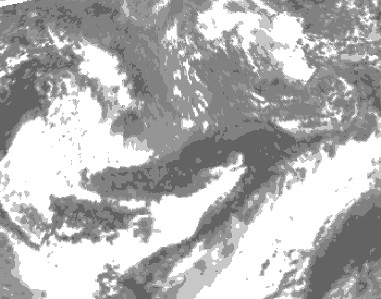 GDPS total cloud 144 hour forecast chart for Canada based on 2026/10/19 1200Z data