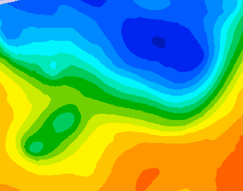 GDPS 500 millibar geopotential height 168 hour forecast chart for Canada based on 2026/10/20 0000Z data