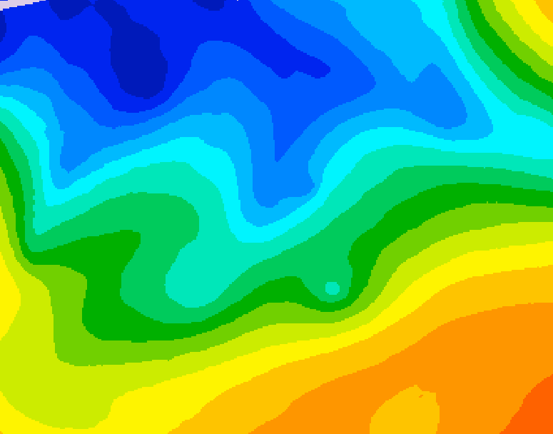 GDPS 500 millibar geopotential height 240 hour forecast chart for Canada based on 2026/10/20 0000Z data