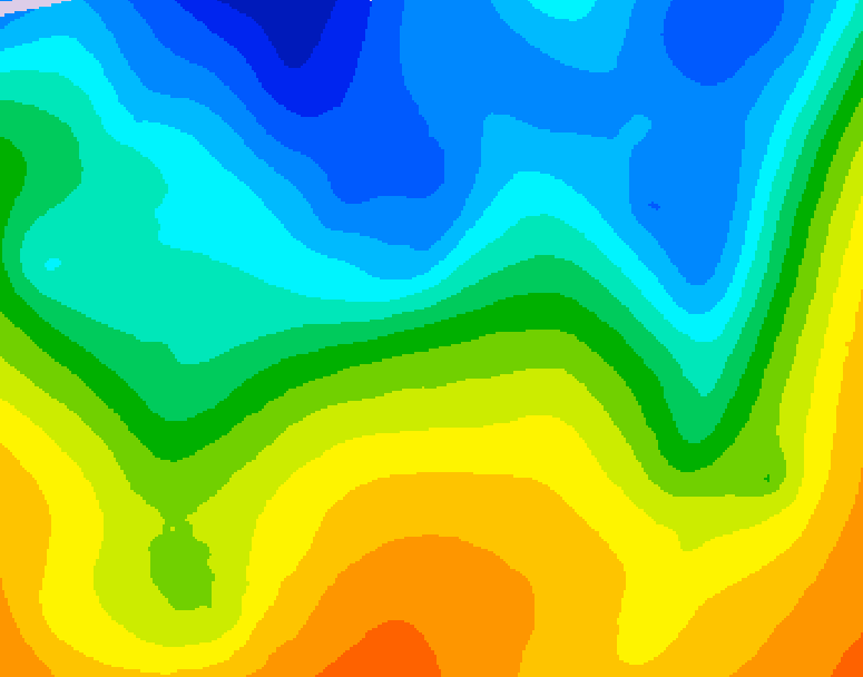 GDPS 500 millibar geopotential height 066 hour forecast chart for Canada based on 2026/10/20 1200Z data