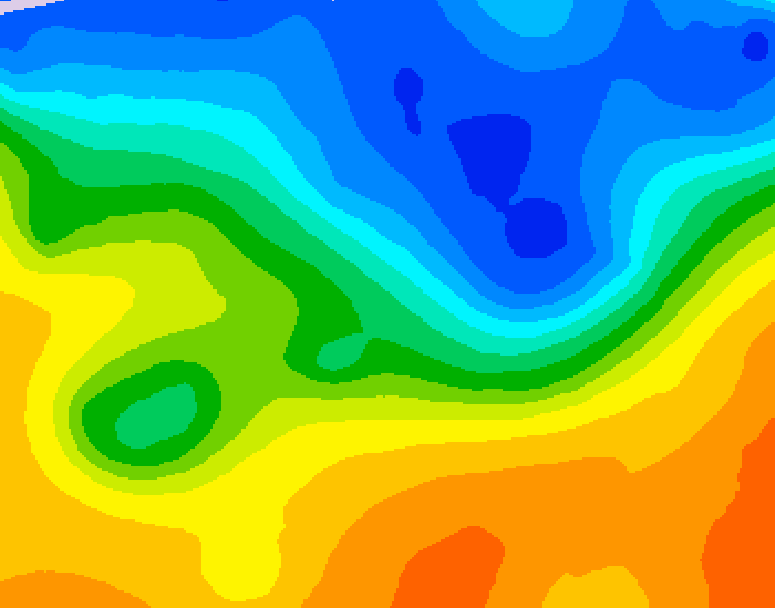 GDPS 500 millibar geopotential height 144 hour forecast chart for Canada based on 2026/10/20 1200Z data