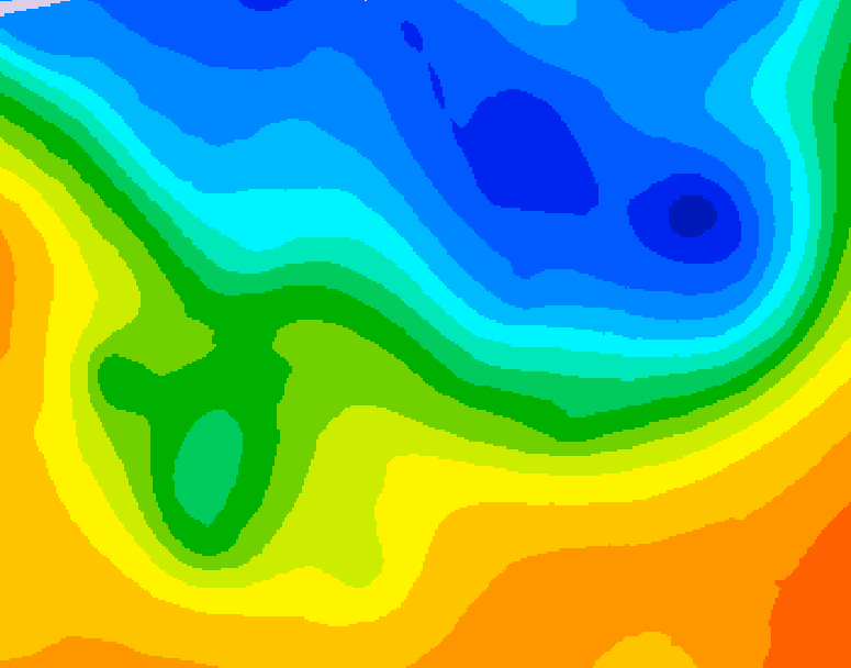 GDPS 500 millibar geopotential height 168 hour forecast chart for Canada based on 2026/10/20 1200Z data