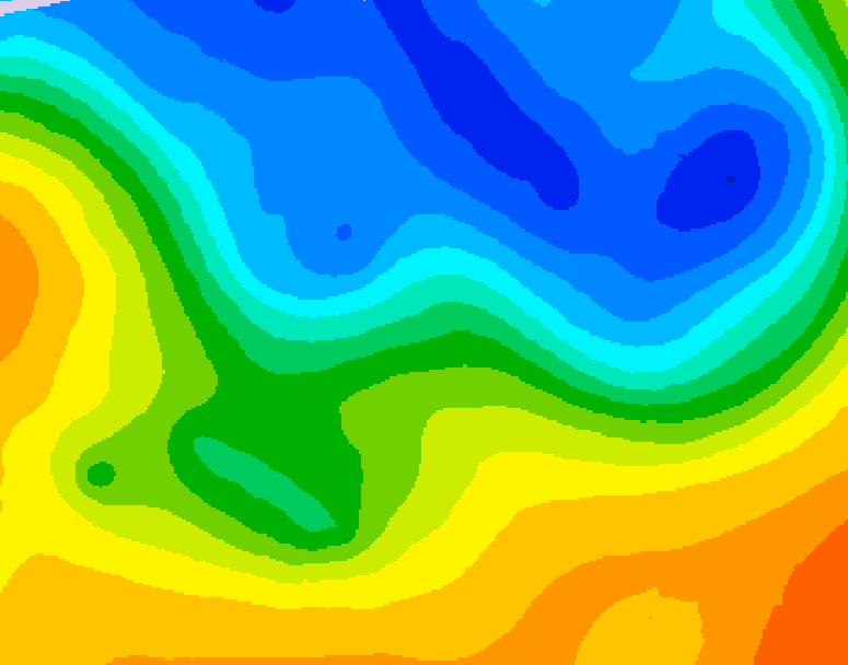 GDPS 500 millibar geopotential height 186 hour forecast chart for Canada based on 2026/10/20 1200Z data