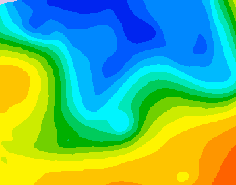 GDPS 500 millibar geopotential height 210 hour forecast chart for Canada based on 2026/10/20 1200Z data