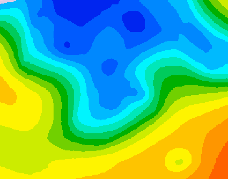GDPS 500 millibar geopotential height 228 hour forecast chart for Canada based on 2026/10/20 1200Z data