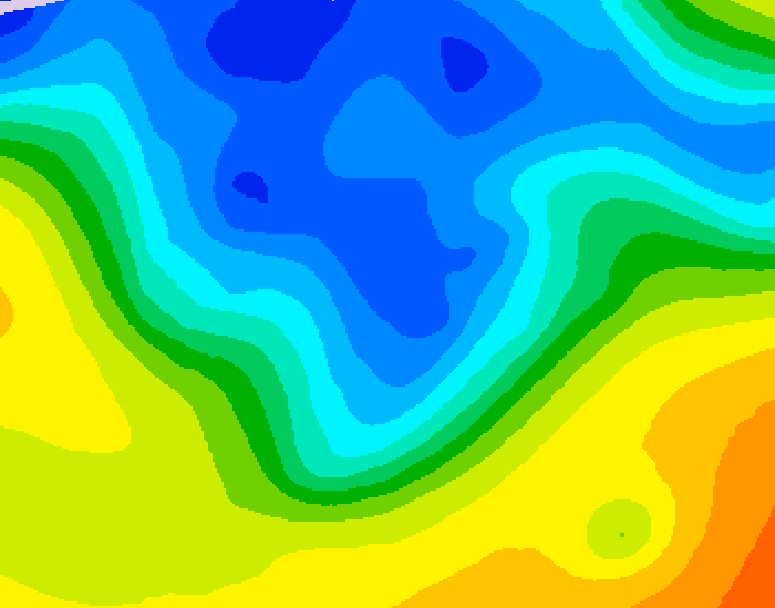 GDPS 500 millibar geopotential height 240 hour forecast chart for Canada based on 2026/10/20 1200Z data