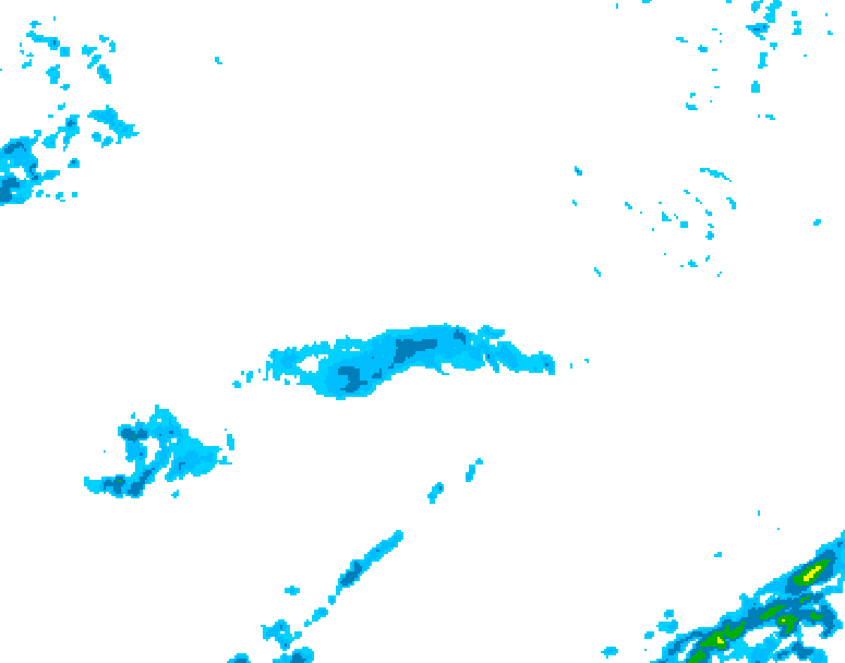 GDPS precipitation 120 hour forecast chart for Canada based on 2026/10/20 0000Z data
