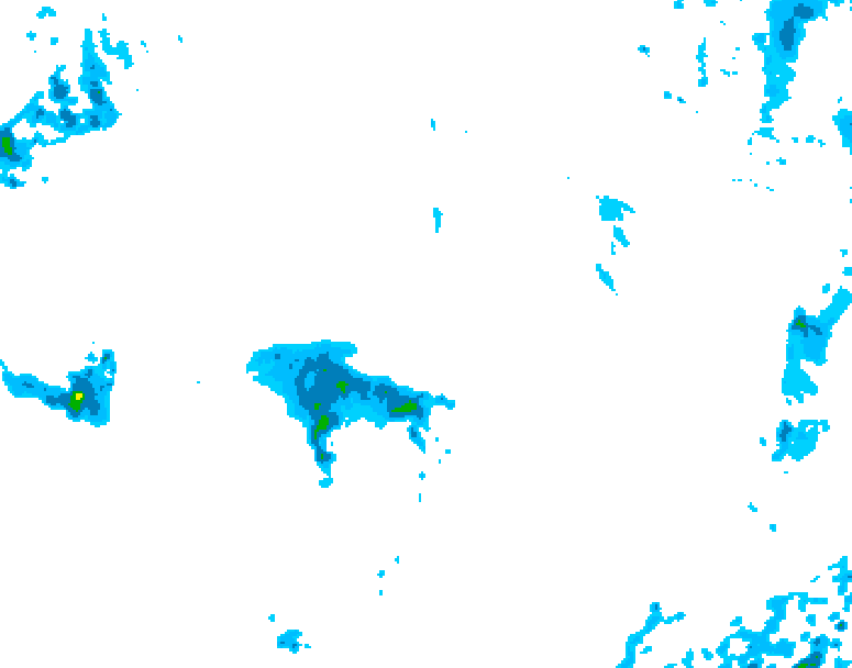 GDPS precipitation 090 hour forecast chart for Canada based on 2026/10/20 1200Z data