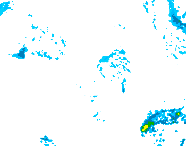 GDPS precipitation 228 hour forecast chart for Canada based on 2026/10/20 1200Z data
