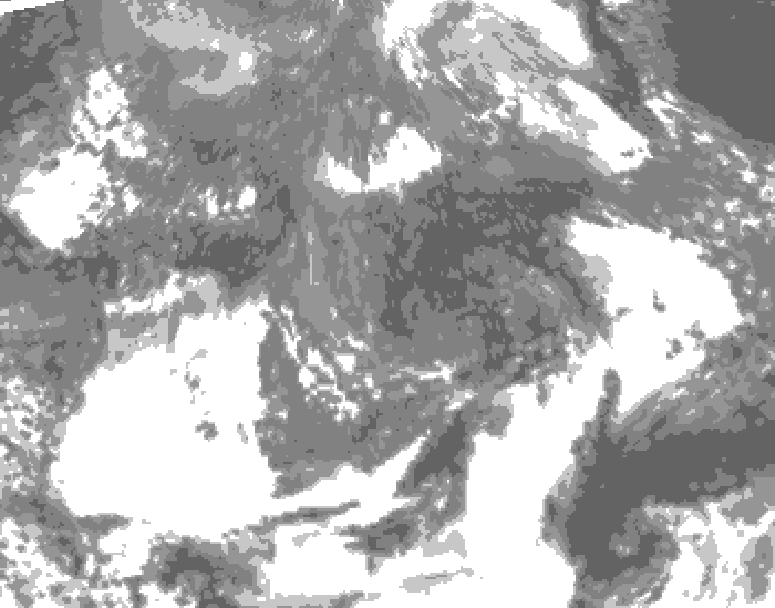 GDPS total cloud 234 hour forecast chart for Canada based on 2026/10/20 1200Z data