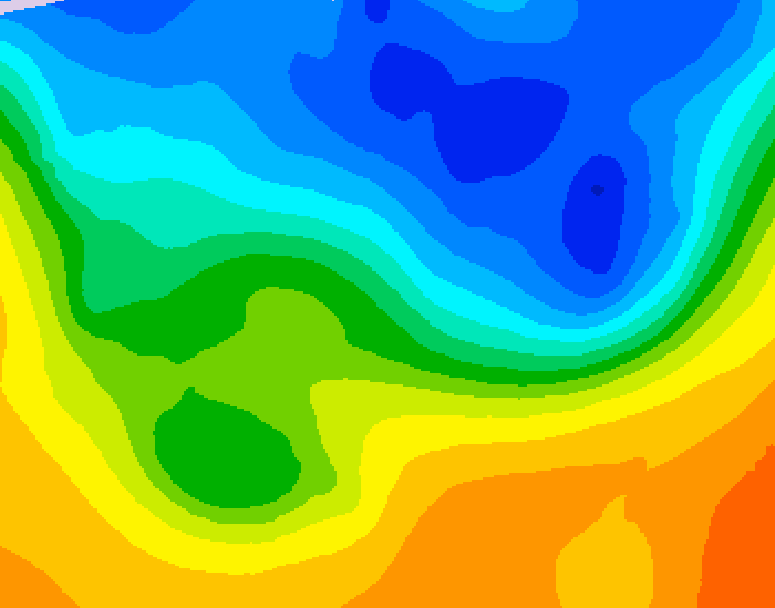 GDPS 500 millibar geopotential height 144 hour forecast chart for Canada based on 2026/10/21 0000Z data