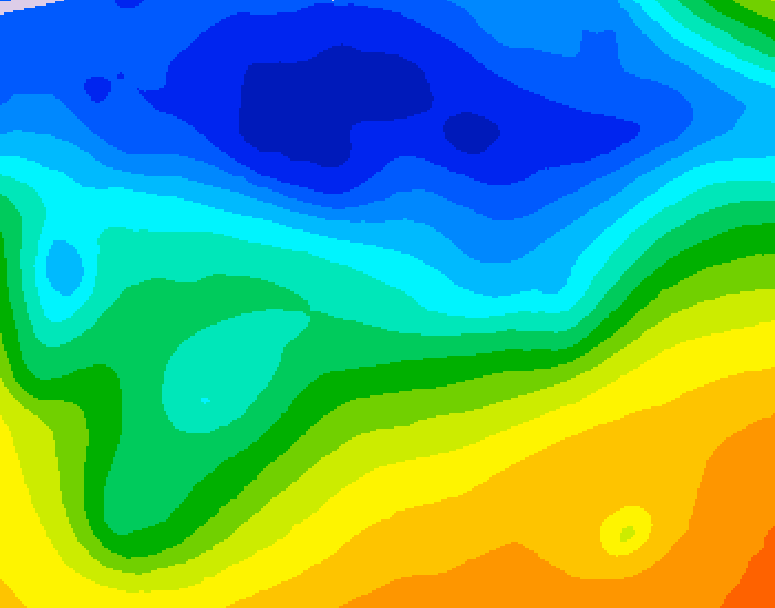GDPS 500 millibar geopotential height 216 hour forecast chart for Canada based on 2026/10/21 0000Z data