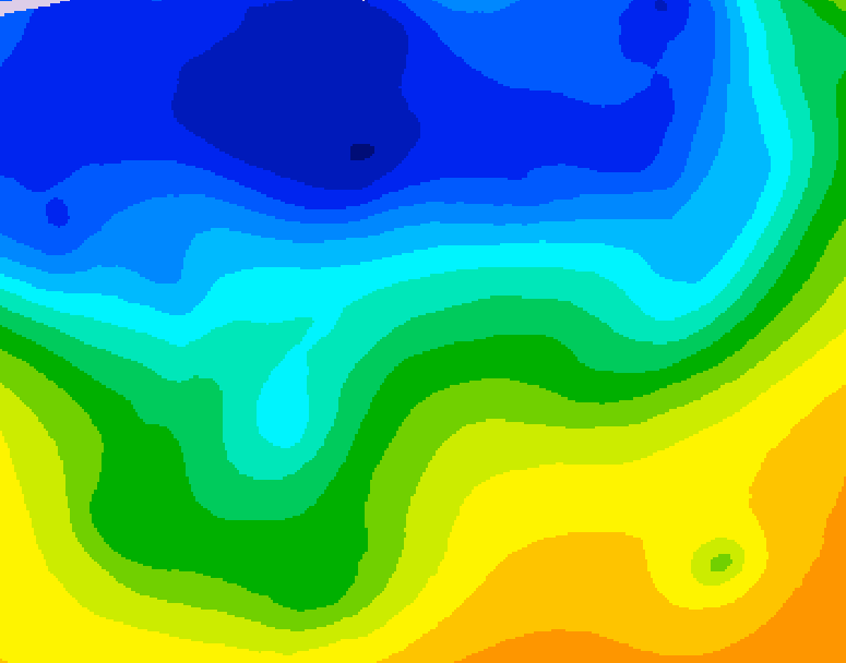 GDPS 500 millibar geopotential height 240 hour forecast chart for Canada based on 2026/10/21 0000Z data