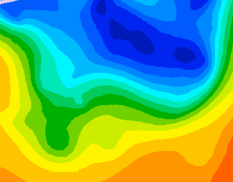GDPS 500 millibar geopotential height 144 hour forecast chart for Canada based on 2026/10/21 1200Z data