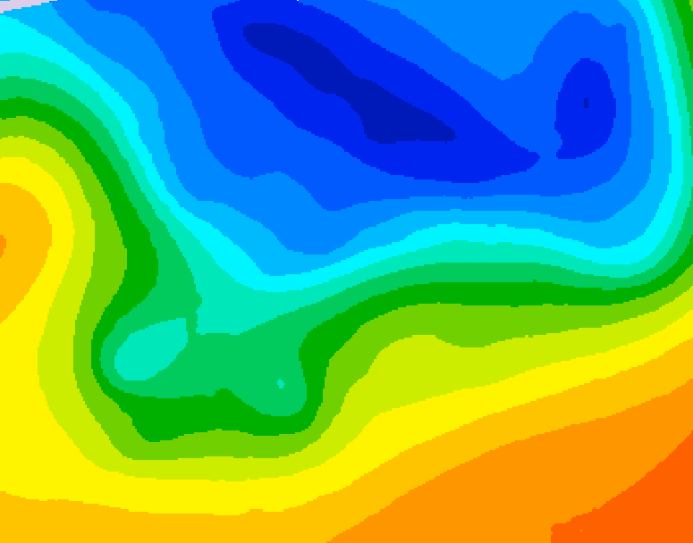 GDPS 500 millibar geopotential height 168 hour forecast chart for Canada based on 2026/10/21 1200Z data