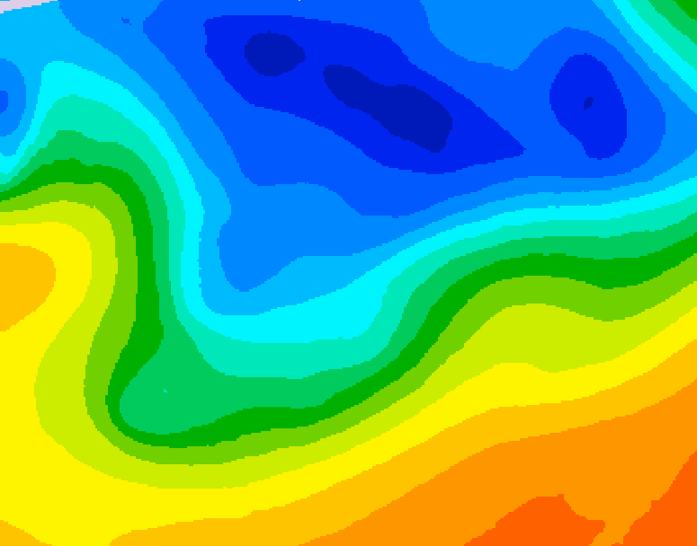 GDPS 500 millibar geopotential height 186 hour forecast chart for Canada based on 2026/10/21 1200Z data