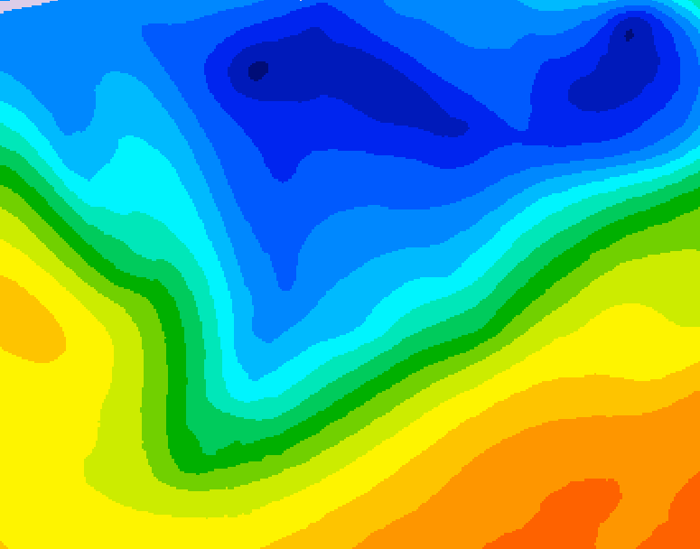 GDPS 500 millibar geopotential height 204 hour forecast chart for Canada based on 2026/10/21 1200Z data