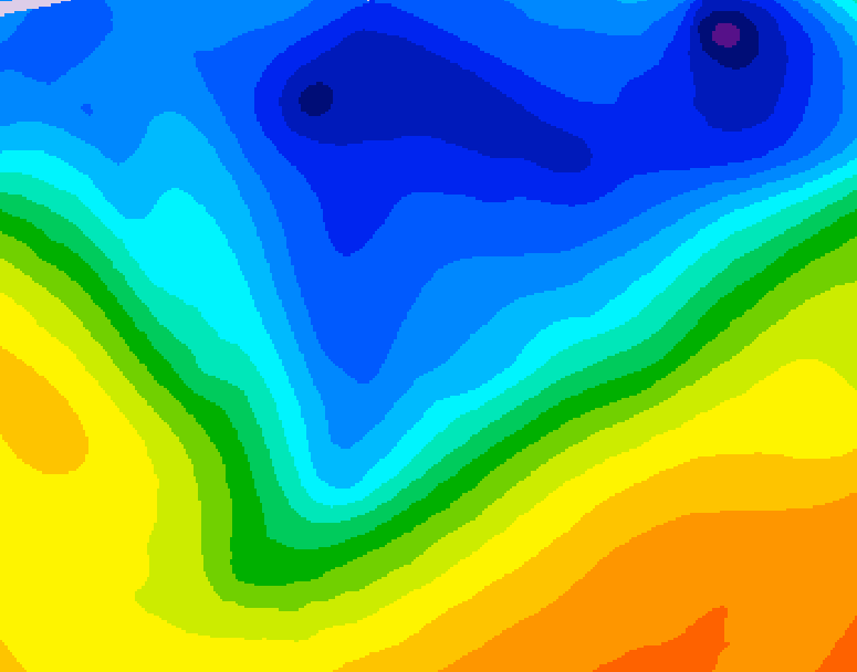 GDPS 500 millibar geopotential height 210 hour forecast chart for Canada based on 2026/10/21 1200Z data
