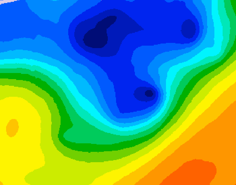 GDPS 500 millibar geopotential height 240 hour forecast chart for Canada based on 2026/10/21 1200Z data