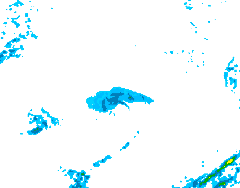 GDPS precipitation 096 hour forecast chart for Canada based on 2026/10/21 0000Z data
