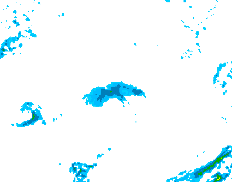 GDPS precipitation 084 hour forecast chart for Canada based on 2026/10/21 1200Z data