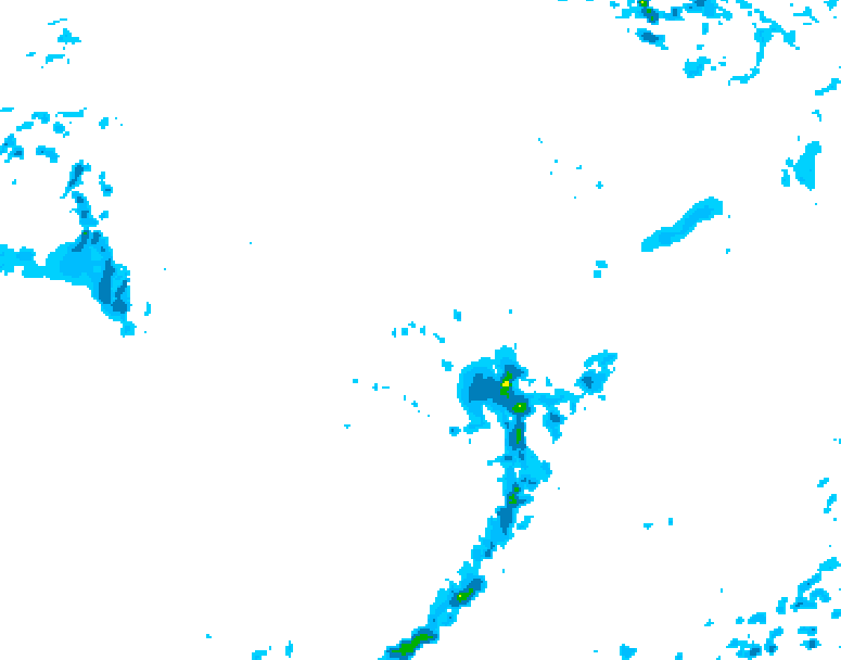 GDPS precipitation 228 hour forecast chart for Canada based on 2026/10/21 1200Z data