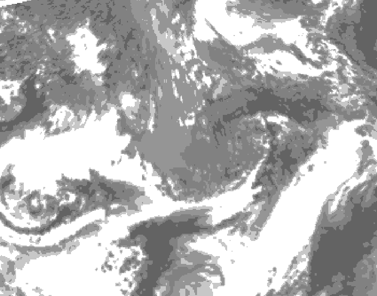 GDPS total cloud 108 hour forecast chart for Canada based on 2026/10/21 1200Z data