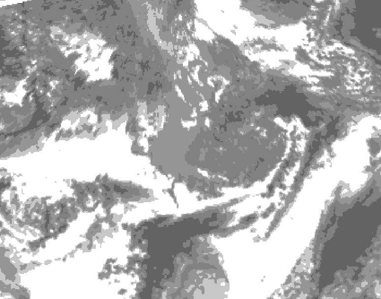 GDPS total cloud 114 hour forecast chart for Canada based on 2026/10/21 1200Z data