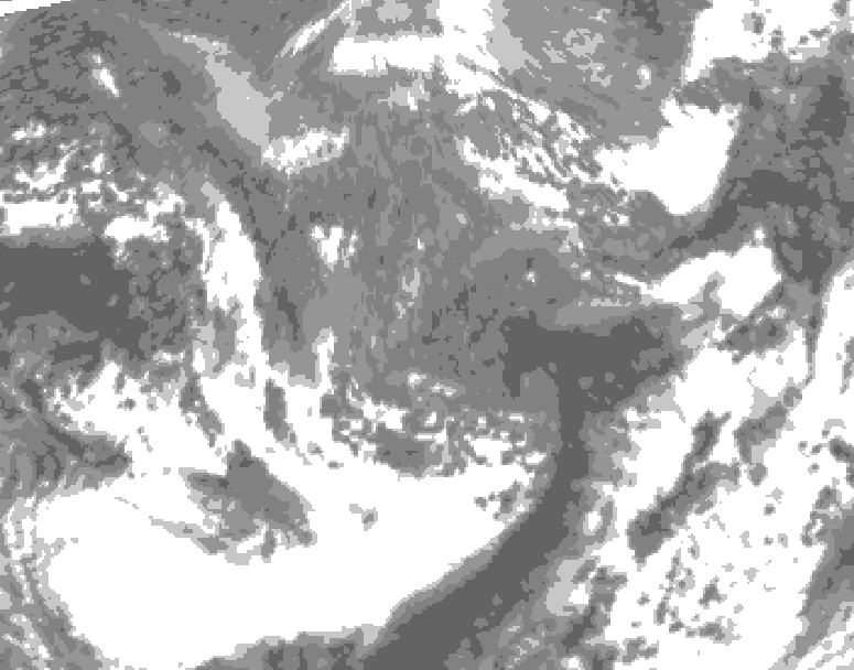 GDPS total cloud 234 hour forecast chart for Canada based on 2026/10/21 1200Z data