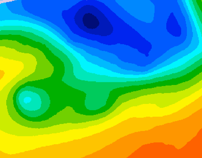 GDPS 500 millibar geopotential height 168 hour forecast chart for Canada based on 2026/10/22 0000Z data