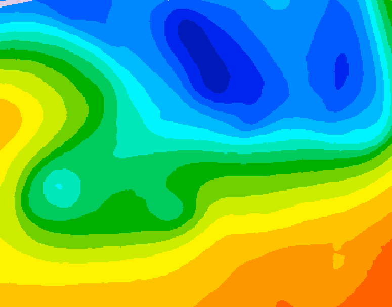 GDPS 500 millibar geopotential height 144 hour forecast chart for Canada based on 2026/10/22 1200Z data