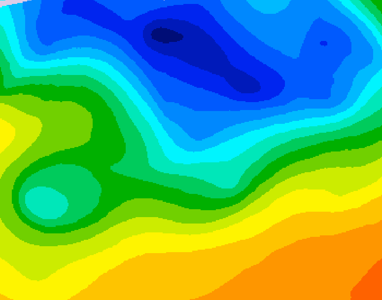 GDPS 500 millibar geopotential height 168 hour forecast chart for Canada based on 2026/10/22 1200Z data