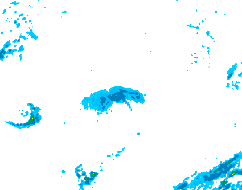 GDPS precipitation 072 hour forecast chart for Canada based on 2026/10/22 0000Z data