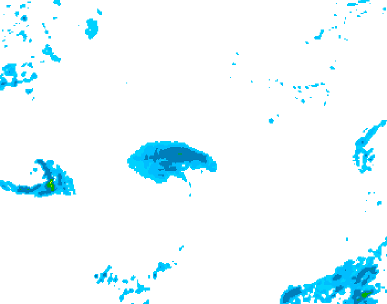 GDPS precipitation 054 hour forecast chart for Canada based on 2026/10/22 1200Z data