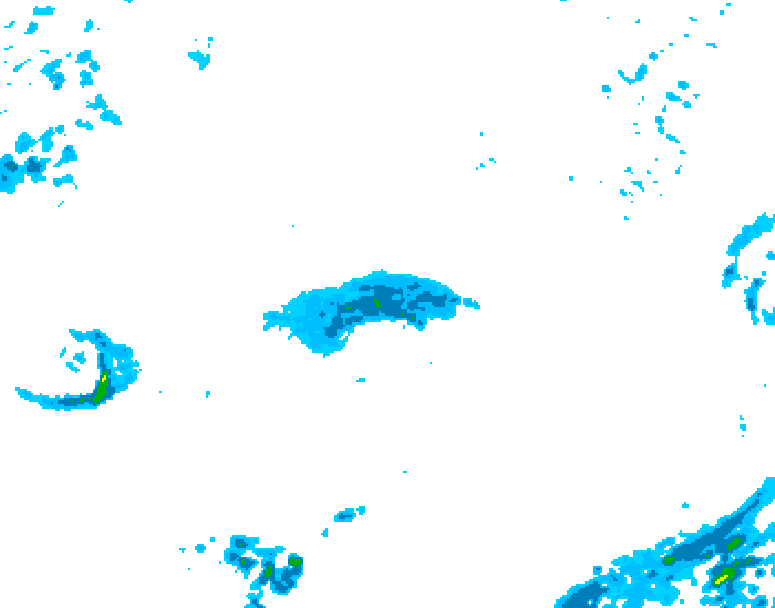 GDPS precipitation 060 hour forecast chart for Canada based on 2026/10/22 1200Z data