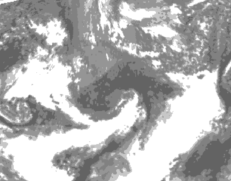 GDPS total cloud 066 hour forecast chart for Canada based on 2026/10/22 1200Z data