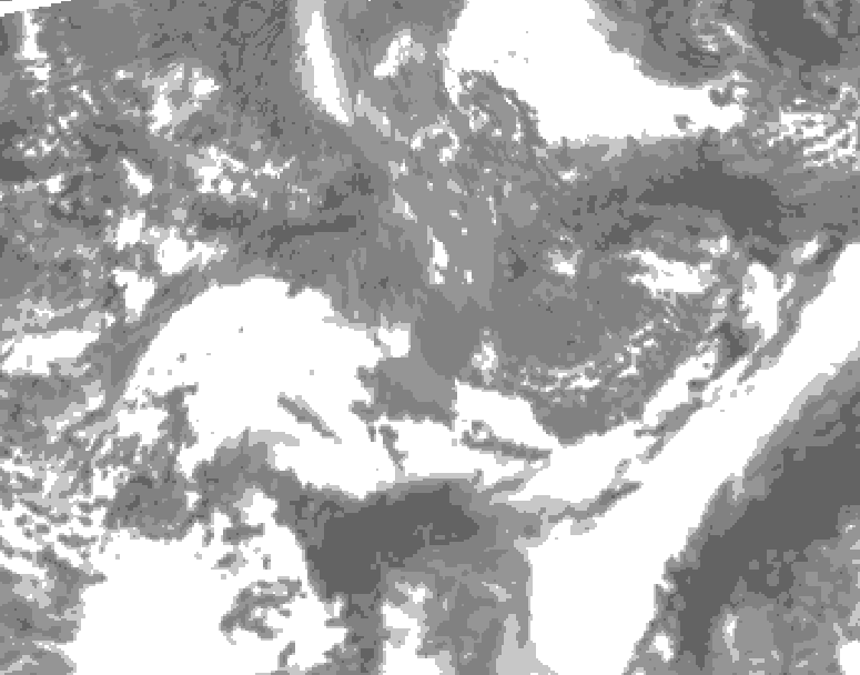 GDPS total cloud 102 hour forecast chart for Canada based on 2026/10/22 1200Z data
