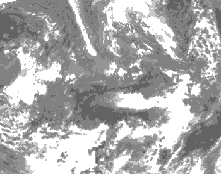 GDPS total cloud 144 hour forecast chart for Canada based on 2026/10/22 1200Z data