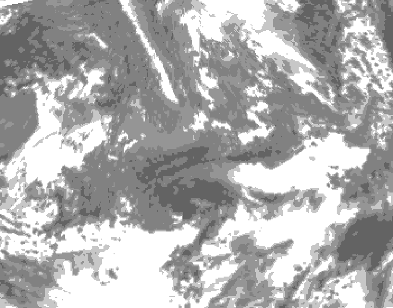 GDPS total cloud 150 hour forecast chart for Canada based on 2026/10/22 1200Z data