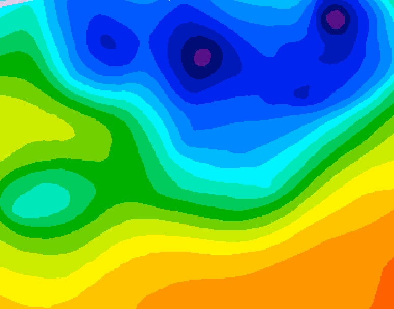 GDPS 500 millibar geopotential height 168 hour forecast chart for Canada based on 2026/10/23 0000Z data