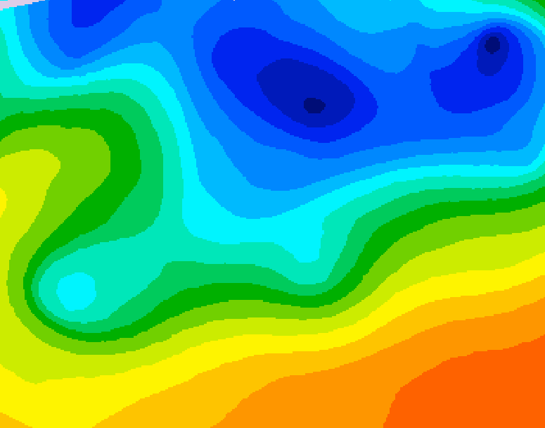 GDPS 500 millibar geopotential height 144 hour forecast chart for Canada based on 2026/10/23 1200Z data