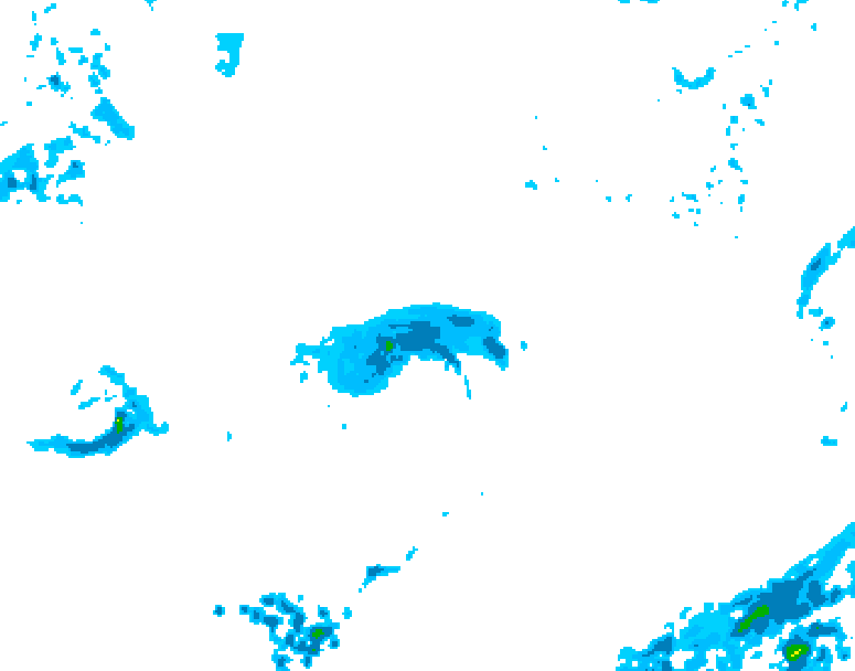 GDPS precipitation 048 hour forecast chart for Canada based on 2026/10/23 0000Z data