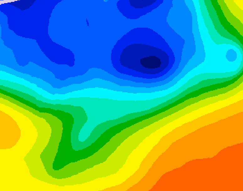 GDPS 500 millibar geopotential height 180 hour forecast chart for Canada based on 2026/10/24 1200Z data