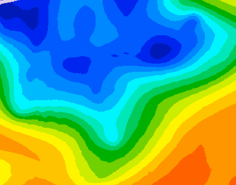GDPS 500 millibar geopotential height 204 hour forecast chart for Canada based on 2026/10/24 1200Z data