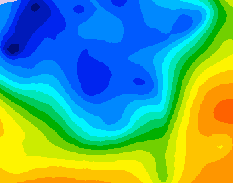 GDPS 500 millibar geopotential height 240 hour forecast chart for Canada based on 2026/10/24 1200Z data