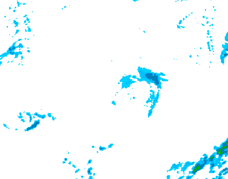 GDPS precipitation 024 hour forecast chart for Canada based on 2026/10/24 1200Z data