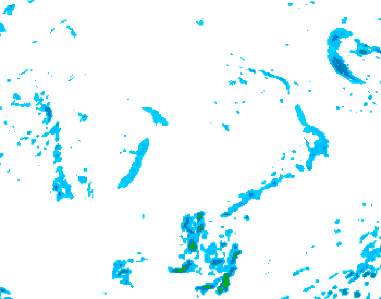 GDPS precipitation 186 hour forecast chart for Canada based on 2026/10/24 1200Z data
