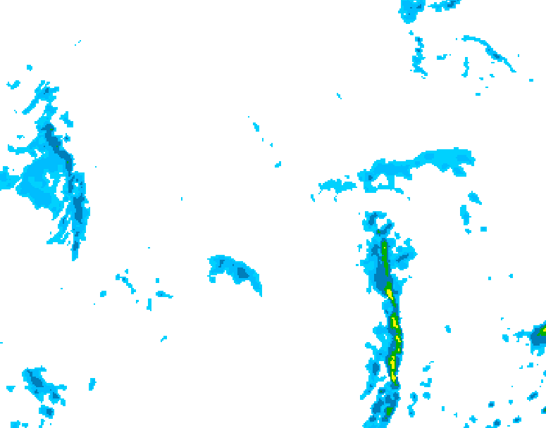 GDPS precipitation 228 hour forecast chart for Canada based on 2026/10/24 1200Z data