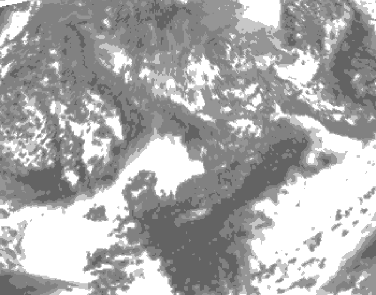 GDPS total cloud 180 hour forecast chart for Canada based on 2026/10/24 1200Z data