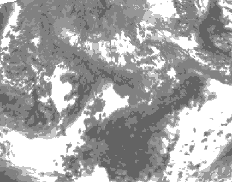 GDPS total cloud 186 hour forecast chart for Canada based on 2026/10/24 1200Z data